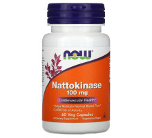 Now Foods Наттокиназа 100 мг 60 вегетарианских капсул