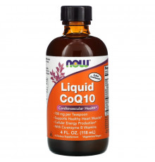Now Foods, Жидкий CoQ10, 4 жидкие унции (118 мл)