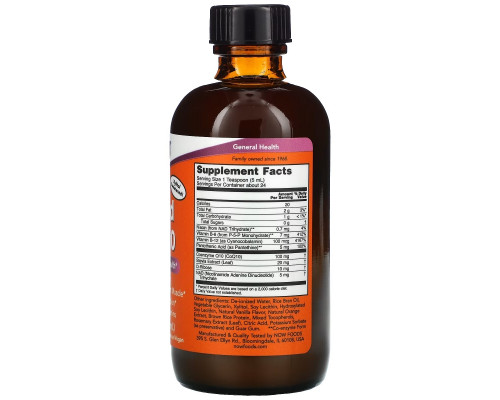 Now Foods, Жидкий CoQ10, 4 жидкие унции (118 мл) Now Foods, Жидкий CoQ10, 4 жидкие унции (118 мл)