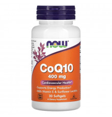 NOW Foods, CoQ10 , 400 mg , 30 Softgels