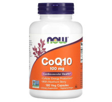 Now Foods, CoQ10, 100 мг, 180 капсул