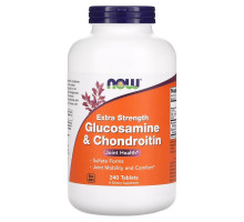 Now Foods Глюкозамин и хондроитин Extra Strength 240 таблеток