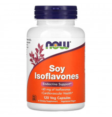 Now Foods Изофлавоны сои с повышенной силой действия 120 капсул