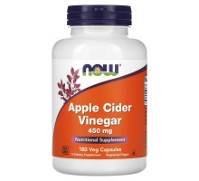 Now Foods Яблочный уксус Высокая эффективность 450 мг 180 капсул