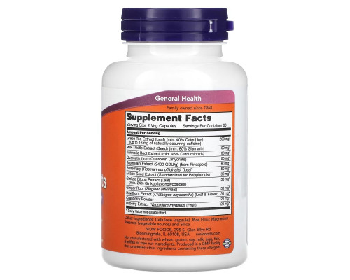 Now Foods, Super Antioxidants, 120 растительных капсул Now Foods, Super Antioxidants, 120 растительных капсул