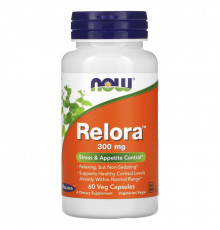 Now Foods, Relora, 300 мг, 60 растительных капсул