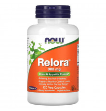Now Foods, Relora, 300 мг, 120 растительных капсул