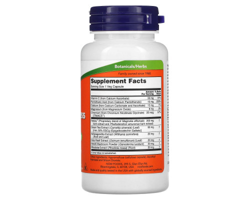 Now Foods, Super Cortisol Support, 90 растительных капсул Now Foods, Super Cortisol Support, 90 растительных капсул