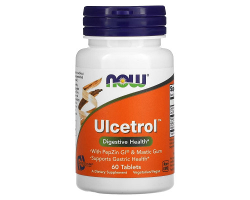 NOW Foods, Ulcetrol, 60 Tablets NOW Foods, Ulcetrol, 60 Tablets