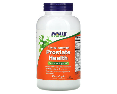 Now Foods Здоровье предстательной железы Клиническая сила 180 гелевых капсул Now Foods Здоровье предстательной железы Клиническая сила 180 гелевых капсул