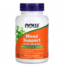 Now Foods, Витамины для поддержки нервной системы и хорошего настроения, 90 вегетарианских капсул