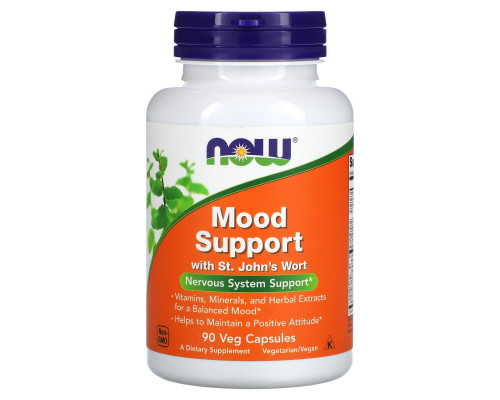 Now Foods, Витамины для поддержки нервной системы и хорошего настроения, 90 вегетарианских капсул Now Foods, Витамины для поддержки нервной системы и хорошего настроения, 90 вегетарианских капсул