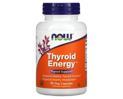 Now Foods Энергия щитовидной железы (Thyroid Energy) поддержка функций щитовидной железы 90 капсул Now Foods Энергия щитовидной железы (Thyroid Energy) поддержка функций щитовидной железы 90 капсул