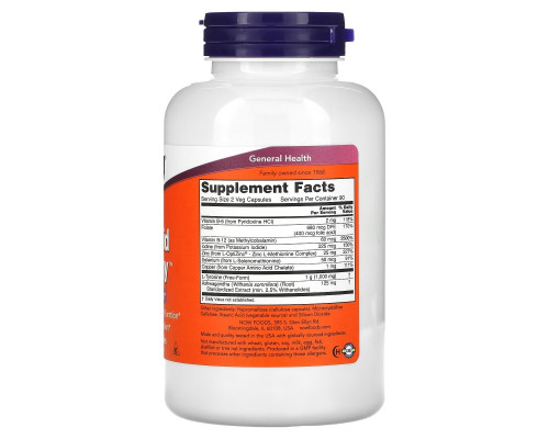 Now Foods Энергия щитовидной железы 180 капсул в растительной оболочке