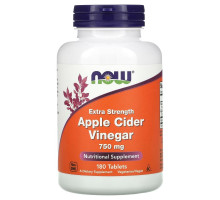 Now Foods, Apple Cider Vinegar, Extra Strength, 750 mg , 180 Tablets