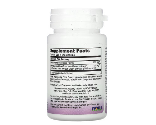 Now Foods, Solutions, осветляющее средство для кожи с глутатионом, 30 вегетарианских капсул Now Foods, Solutions, осветляющее средство для кожи с глутатионом, 30 вегетарианских капсул