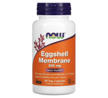 Now Foods Мембрана яичной скорлупы 500 мг 60 вегетарианских капсул