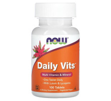 Now Foods, Daily Vits, Multi Vitamin & Mineral with Lutein & Lycopene, 100 Tablets