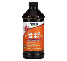 Now Foods Liquid Multi (Жидкая мульти-добавка) со вкусом диких ягод 16 жидких унций (473 мл)