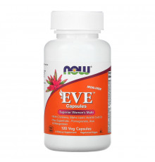 Now Foods Eve Мультивитамины для женщин в капсулах без железа 120 вегетарианских капсул
