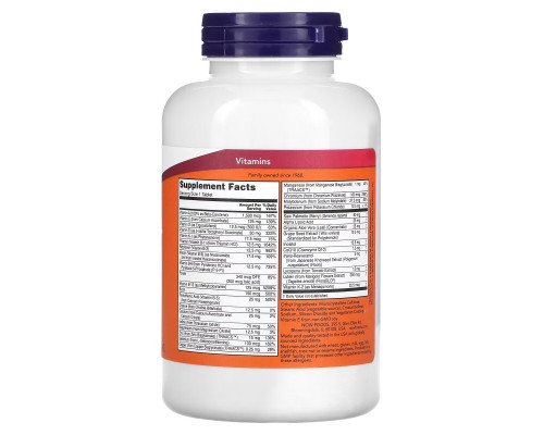 Now Foods Мультивитаминный комплекс для мужчин 120 таблеток Now Foods Мультивитаминный комплекс для мужчин 120 таблеток