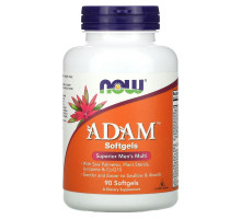 Now Foods, Adam, высококачественный мультивитаминный комплекс для мужчин, 90 мягких капсул
