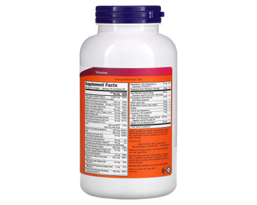 Now Foods, Adam, мужской поливитамин высшего класса, 180 желатиновых капсул Now Foods, Adam, мужской поливитамин высшего класса, 180 желатиновых капсул