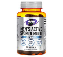 NOW Foods, Sports, Men's Active Sports Multi, 90 Softgels
