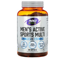 Now Foods Sports Men's Extreme Sports Multi (Мужские Экстремальные виды спорта мультивитамины) 180 мягких капсул