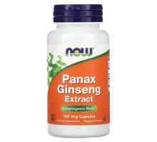 NOW Foods, Экстракт женьшеня (Panax Ginseng), 100 растительных капсул