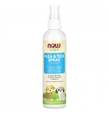 NOW Foods, Pets, Flea & Tick Spray for Dogs, 8 fl oz (237 ml)