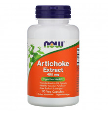 Now Foods Экстракт артишока 450 мг 90 вегетарианских капсул