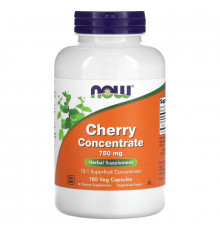 Now Foods Black Cherry Fruit  750 мг 180 вегетарианских капсул