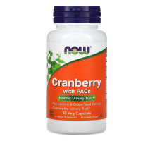 Now Foods Клюква стандартизированный экстракт 90 вегетарианских капсул