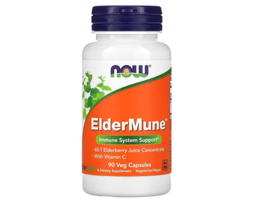 Now Foods, ElderMune, Immune System Support, 90 Veg Capsules Now Foods, ElderMune, Immune System Support, 90 Veg Capsules