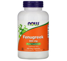 Now Foods, Fenugreek, 500 mg, 250 Veg Capsules