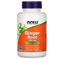 Now Foods Корень имбиря 550 мг 100 капсул