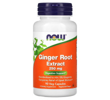 Now Foods Экстракт корня имбиря 250 мг 90 вегетарианских капсул