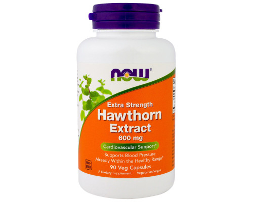 Now Foods, Экстракт Боярышника для Роста Силы, 600 мг, 90 Растительных капсул Now Foods, Экстракт Боярышника для Роста Силы, 600 мг, 90 Растительных капсул