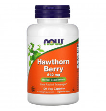 Now Foods Ягоды Боярышника 540 мг 100 капсул