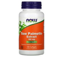 Now Foods, Saw Palmetto Extract, 160 mg, 120 Softgels