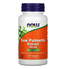 Now Foods, Saw Palmetto Extract, 160 mg, 120 Softgels