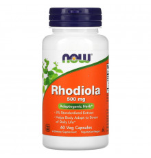Now Foods Родиола розовая 500 мг. 60 вегетарианских капсул