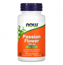 Now Foods Экстракт страстоцвета 350 мг 90 вегетарианских капсул