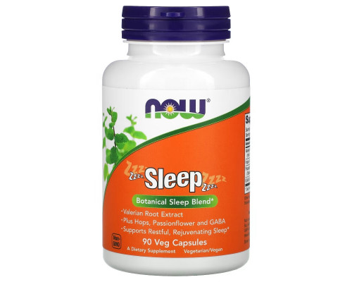Now Foods Sleep Botanical травяная смесь для сна 90 вегетарианских капсул Now Foods Sleep Botanical травяная смесь для сна 90 вегетарианских капсул