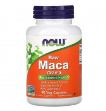 Now Foods Мака перуанская сырая 750 мг 90 капсул