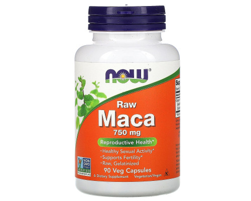 Now Foods Мака перуанская сырая 750 мг 90 капсул Now Foods Мака перуанская сырая 750 мг 90 капсул