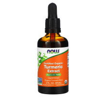 NOW Foods, Certified Organic Turmeric Extract, 2 fl oz (59 ml)
