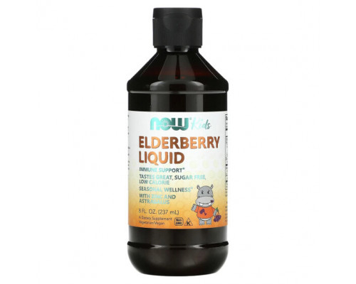 От гриппа и простуды Elderberry Liquid for Kids, 8 fl oz (237 ml) От гриппа и простуды Elderberry Liquid for Kids, 8 fl oz (237 ml)