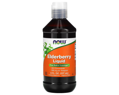 Now Foods Жидкая бузина 8 жидких унций (237 мл) Now Foods Жидкая бузина 8 жидких унций (237 мл)